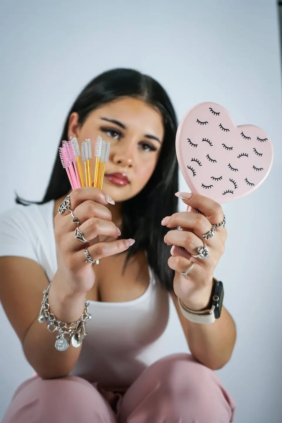 Lash extensions by Pretty Pink Lash